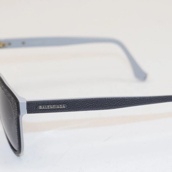 Balenciaga 24 Textured Cat Eye Sunglasses - White/Grey - Picture 6 of 16